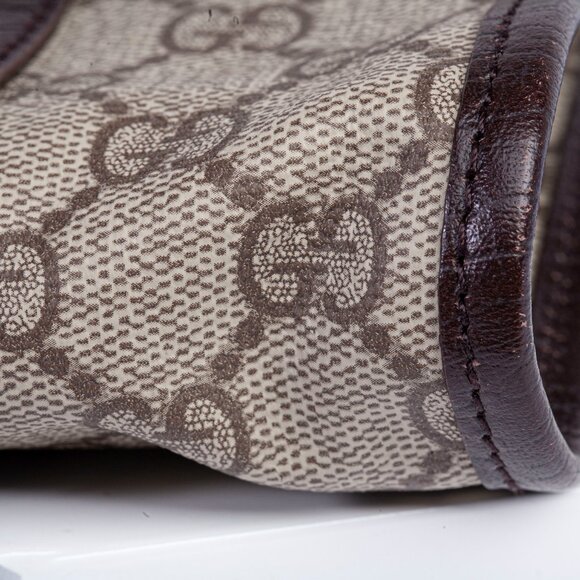 Authentic GUCCI GG Supreme Monogram Web Small Ophidia Belt Bag - Picture 9 of 11